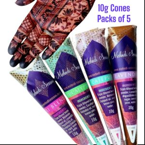 Henna Cones 10g - Packs of 5
