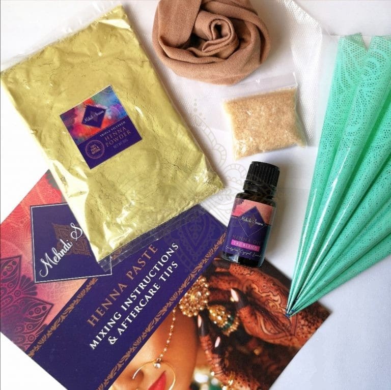 Henna Mixing Kit Small 50g Mehndi Seasons