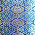 Blue grid mandala